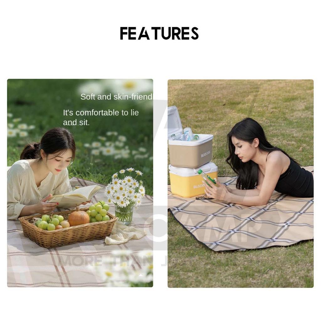 Blackdog Portable Mat Picnic Carpet Waterproof Soft Comfortable Washable Moisture-Proof Floor 600D Oxford CBD2550WS013