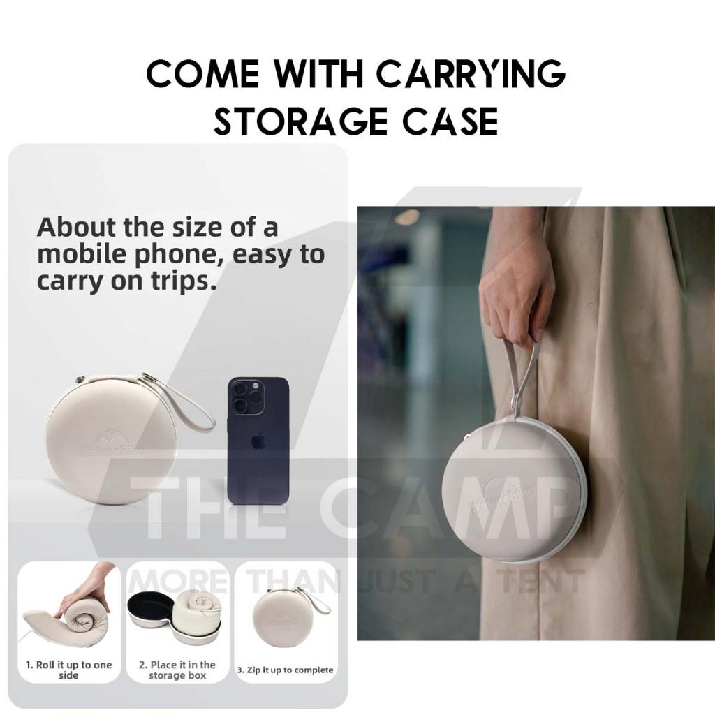 Naturehike Memory Foam Pillow Cooling Air Neck Travel Support Bantal Leher Kereta Bantal Travel U Shape CNK2450WS019