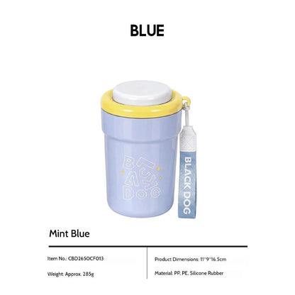 Blackdog Thermos Cup Double Layer Cup For Fruit Coffee Ice Pack Fork Keep Warm Cold Outdoor Camping Picnic CBD2650CF013