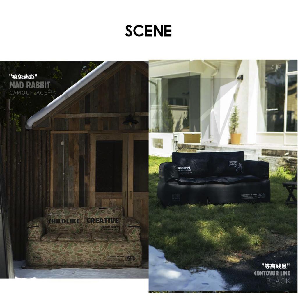 CC Air Sofa Drop Stitch Version Day Dream Outdoor Camping Optional Groundsheet Mat Leisure Inflation Lazy Bed