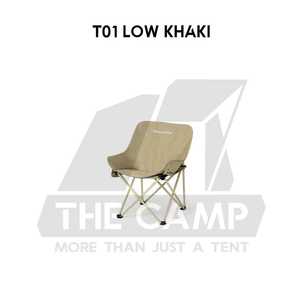 Naturehike T01 Low Back Moon Chair Outdoor Camping Widened Extra High Armchair Kerusi Healing CNH23JU13002