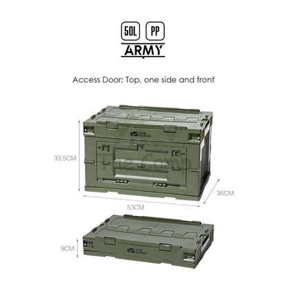 Mobi Garden Camping Folding Storage Box Stackable Outdoor Sport Family Recreation Naturehike Hiking Equipment Gear