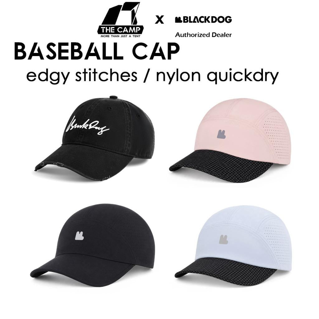 Blackdog EDGY / Nylon Baseball Cap Camping Outdoors Hiking Outing Leisure Black Topi CBD2550FS011 CBD2650FS010