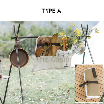 Naturehike Outdoor Tableware Organizer Storage Wagon Bag Table Side Cookware Pouch Portable Cutlery Tissue Holder