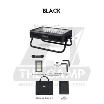 Naturehike Misty Desktop BBQ Grill Charcoal Rack Portable Grill Folding Grills Stove Barbecue CNK2650CF011