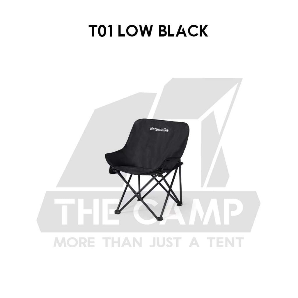 Naturehike T01 Low Back Moon Chair Outdoor Camping Widened Extra High Armchair Kerusi Healing CNH23JU13002