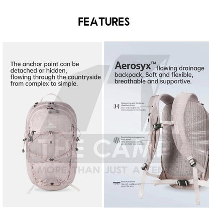 Naturehike Longwa 20L Hiking Bag Light Weight Backpack Day Trip Breathable Mesh Camping Travel CNK2550XB016