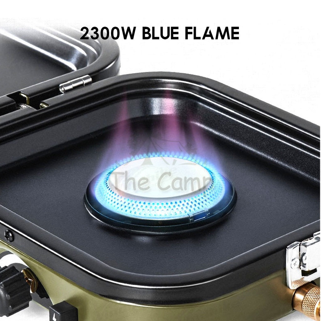 Naturehike Portable Double Head Furnace Gas Stove Foldable 2300W Outdoor Camping Folding Burner Picnic BBQ Kovea Cube