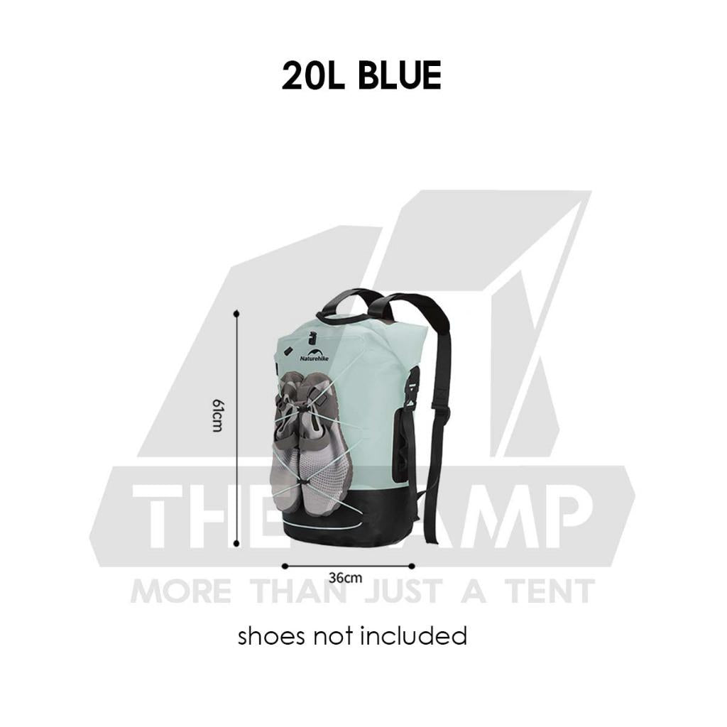 Naturehike Waterproof Backpack 20L 30L 40L Outdoor TPU Dry Wet Separation Storage Bag Ultralight Hiking Beach NH21FSB04