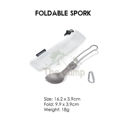 Naturehike Titanium Series Product Cup Bowl Cutlery Set Spork Fork Spoon Knife Cookware Utensil Camping Mobi Garden