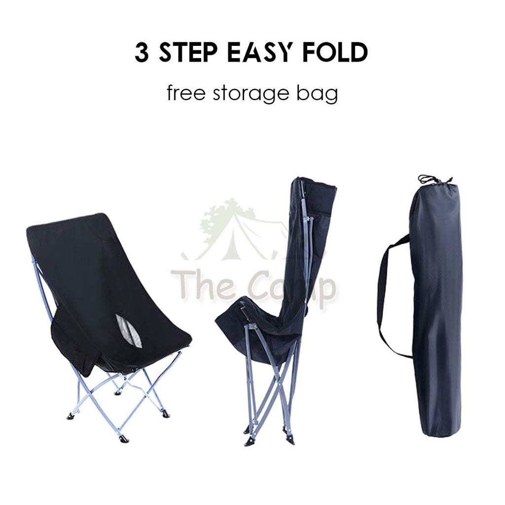 Camping Folding Chair High & Low Back Outdoor Portable Foldable Picnic Moon Chair Aluminium Alloy Lightweight Naturehike