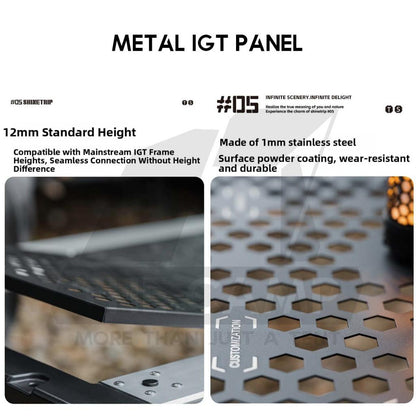 Shinetrip IGT Panel Acrylic Version 1 Unit Half Unit Plate for IGT Table Outdoor Camping Modular Meja A597