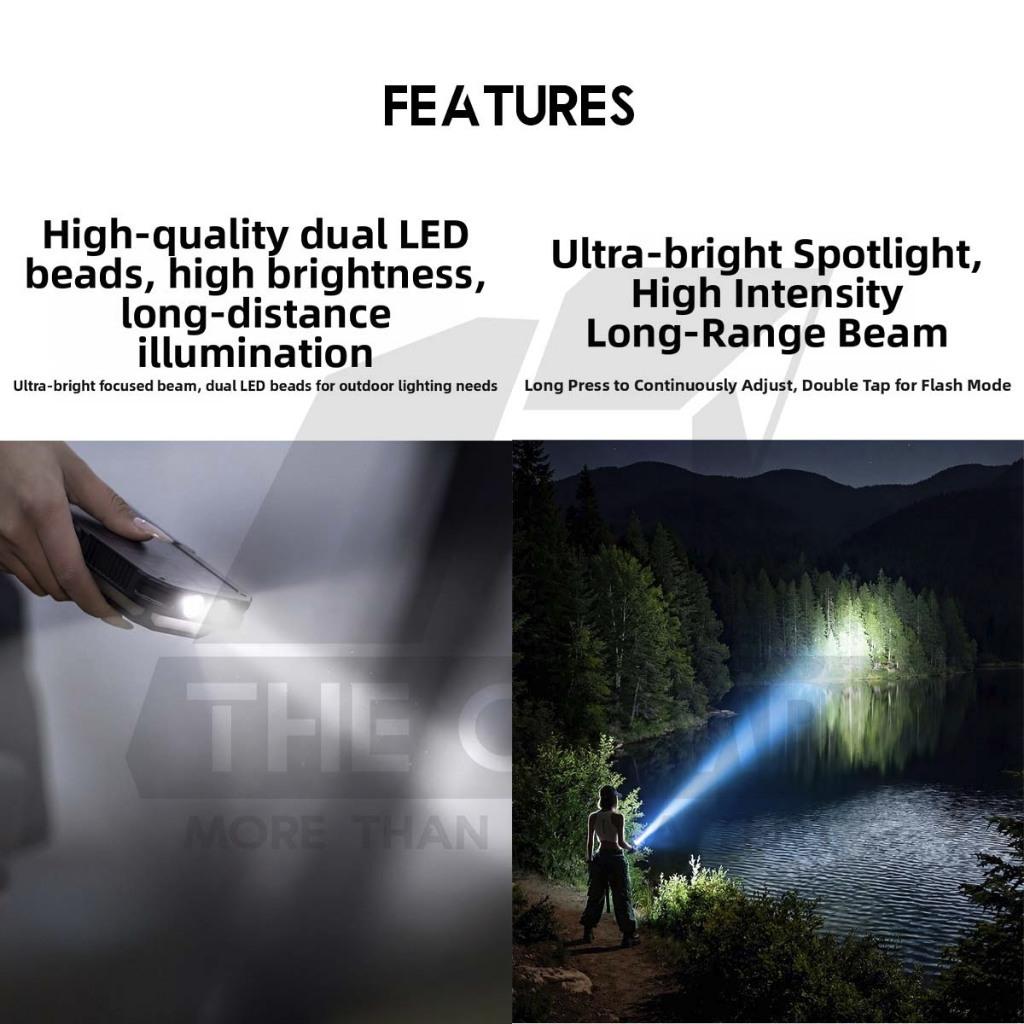 Blackdog Solar Light ZM047 Multipurpose 10000mah Rechargeable Battery Outdoor Camping Lampu Terang CBD2550ZM047