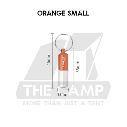Wellhike SWS EDC Pill Capsule Sealed Waterproof Container Outdoor Camping Portable Small Bottle Mini Storage Keychain