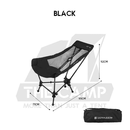 Shinetrip Swinging Chair Adjustable Height Headrest Armrest Outdoor Camping Rocking Kerusi Healing Highback A598