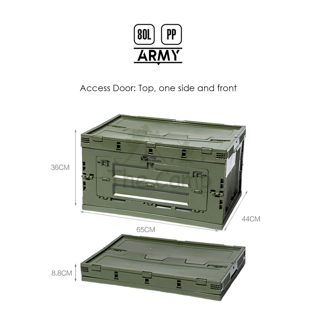 Mobi Garden Camping Folding Storage Box Stackable Outdoor Sport Family Recreation Naturehike Hiking Equipment Gear