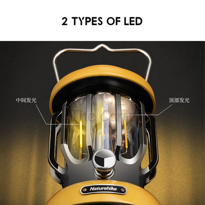 Naturehike Atmosphere LED Camping Light 5000mah Latern Hanging Lamp Tent Flysheet Tarp Pole Nail Rope Bag Chair Table
