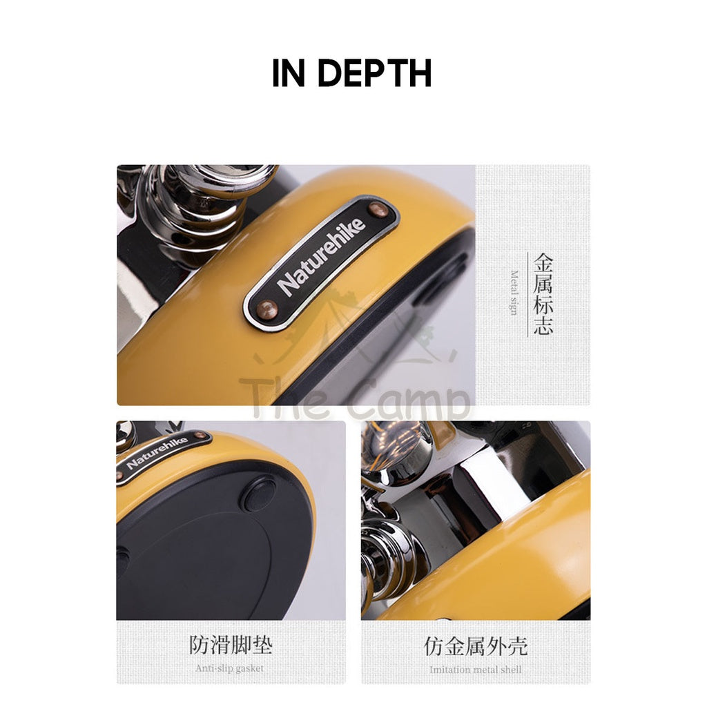 Naturehike Atmosphere LED Camping Light 5000mah Latern Hanging Lamp Tent Flysheet Tarp Pole Nail Rope Bag Chair Table