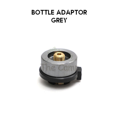 Gas Refill /Bottle Adapter Transfer Nozzle Lighter Adaptor for Outdoor Camping Stove Butane Canister Anti Roll Clip