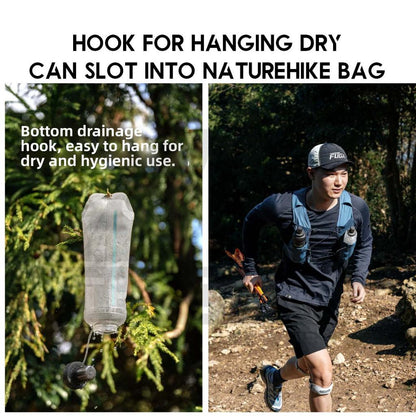 Naturehike Yunquan TPU Water Bottle Foldable Drinking Bag Bucket Hiking Cycling Outdoor Camping Beg Air CNK2650CF013