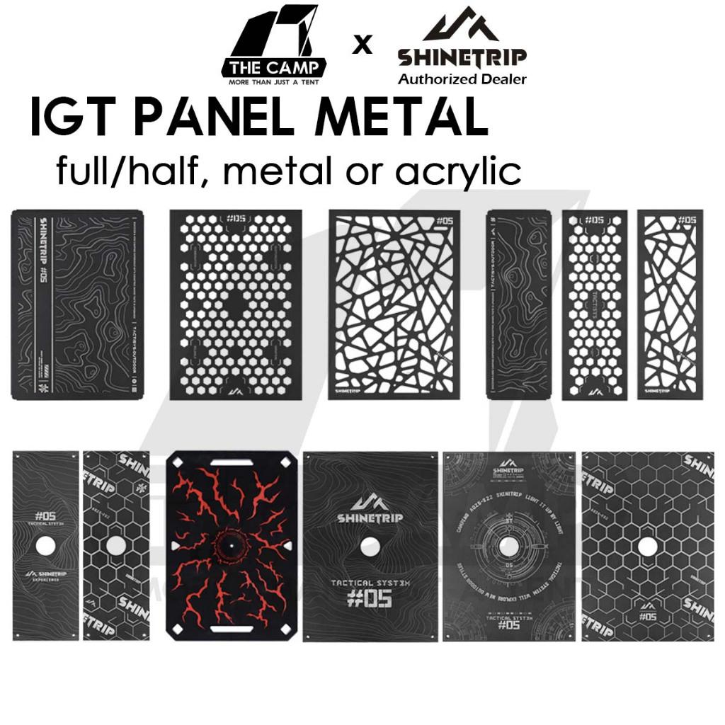 Shinetrip IGT Panel Metal Version 1 Unit Half Unit Plate for IGT Table Outdoor Camping Modular Meja A454