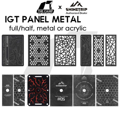 Shinetrip IGT Panel Metal Version 1 Unit Half Unit Plate for IGT Table Outdoor Camping Modular Meja A454