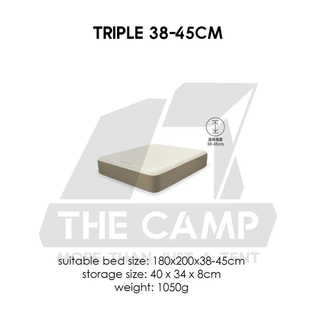 Naturehike Bedsheet 25cm 38cm 45cm Bed Cover Single Double Triple Mattress Camping Tilam Angin Cadar CNK2650PJ013
