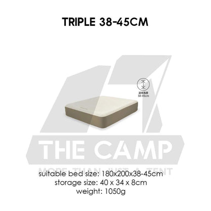 Naturehike Bedsheet 25cm 38cm 45cm Bed Cover Single Double Triple Mattress Camping Tilam Angin Cadar CNK2650PJ013