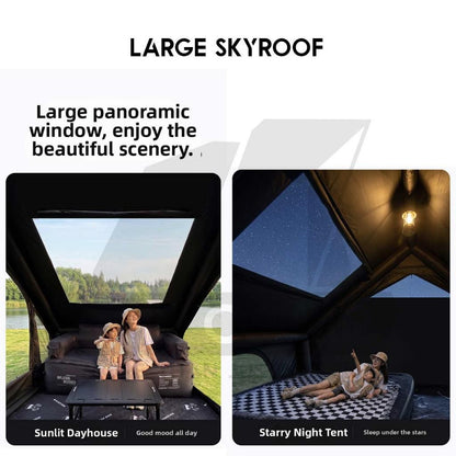 Blackdog MoonSky 6.3 Air Tent Pro / Base Double Layer PU3000mm Skyroof Inflatable Khemah Angin CBD2650WS010