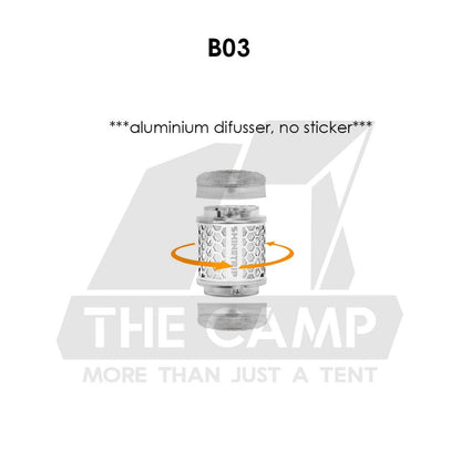 Shinetrip 19 Tornado Light Rotating Lamp Outdoor Camping Tactical Style Free Sticker Tripod Magnet Hanging Lanyard Strap