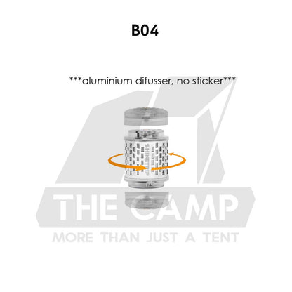 Shinetrip 19 Tornado Light Rotating Lamp Outdoor Camping Tactical Style Free Sticker Tripod Magnet Hanging Lanyard Strap