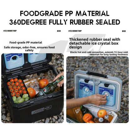 Shinetrip Cooler Box Portable Ice Box 16L 22L Spring Locking 72 hours Cooling Outdoor Camping Peti Ais A608