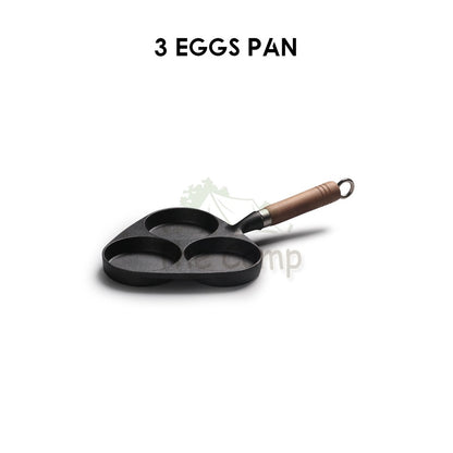 Cast Iron Skillet Grill Pan Frying Egg Pan Non Stick Square Steak Pan Camping Picnic No Coating Silicone Handle Grip