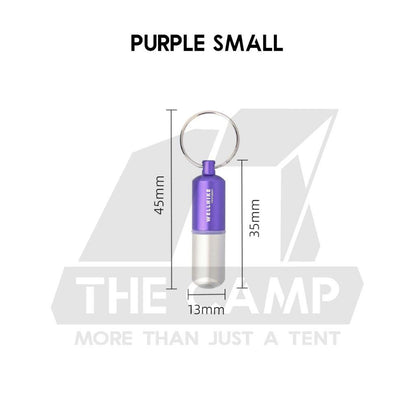 Wellhike SWS EDC Pill Capsule Sealed Waterproof Container Outdoor Camping Portable Small Bottle Mini Storage Keychain