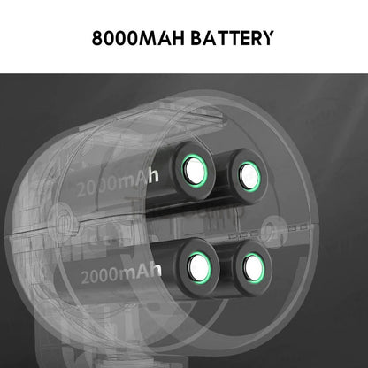 Naturehike Outdoor Multifunctional Portable Camping Fan with Magnetic LED Light Tripod Hanging Chair Tent Table Flysheet