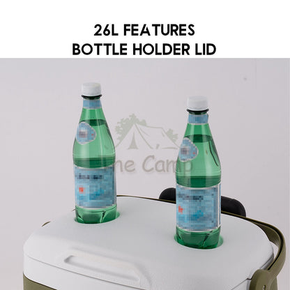Mobi Garden Portable Cooler Box Ice Box Camping Outdoor Picnic Insulated Food Trolley Storage Box 17L 26L Freezer