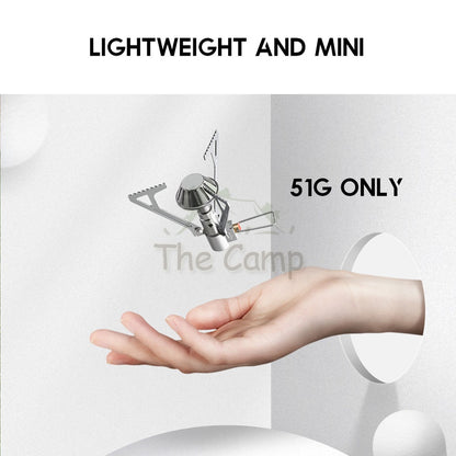 Naturehike Ultralight Mini Foldable Stove Head Portable Outdoor All In One Gas Stove Burner Camping Cooking