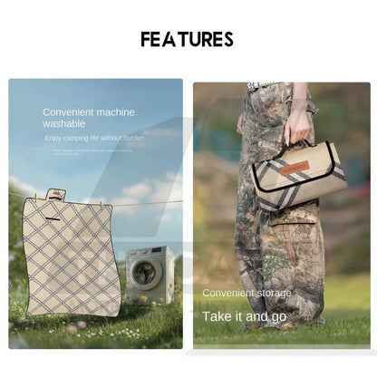 Blackdog Portable Mat Picnic Carpet Waterproof Soft Comfortable Washable Moisture-Proof Floor 600D Oxford CBD2550WS013