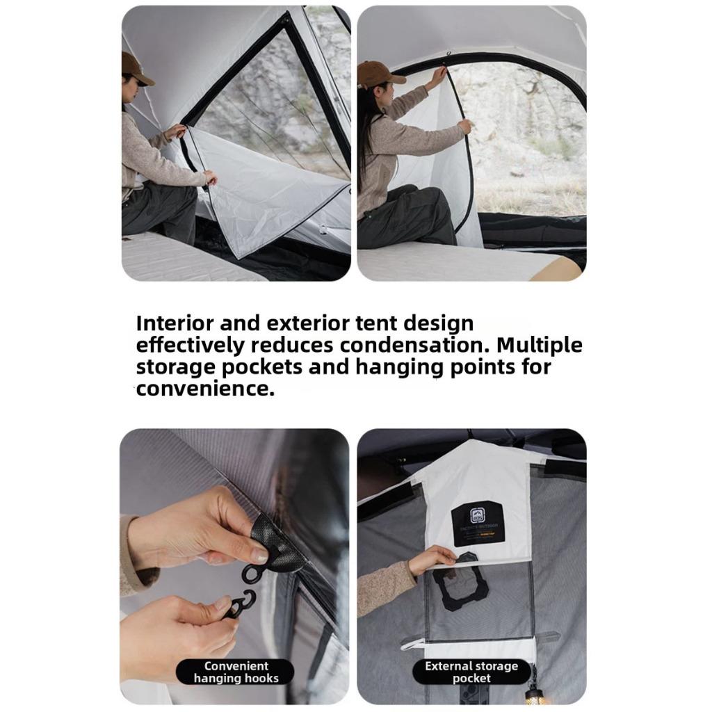 Shinetrip Conqueror Tunnel Tent 7 series Aluminium 70D Premium Nylon Fabric PU3000mm 17m2 Khemah A603