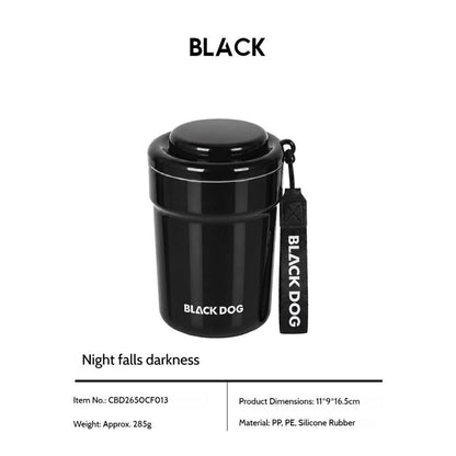 Blackdog Thermos Cup Double Layer Cup For Fruit Coffee Ice Pack Fork Keep Warm Cold Outdoor Camping Picnic CBD2650CF013