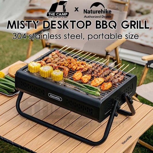Naturehike Misty Desktop BBQ Grill Charcoal Rack Portable Grill Folding Grills Stove Barbecue CNK2650CF011