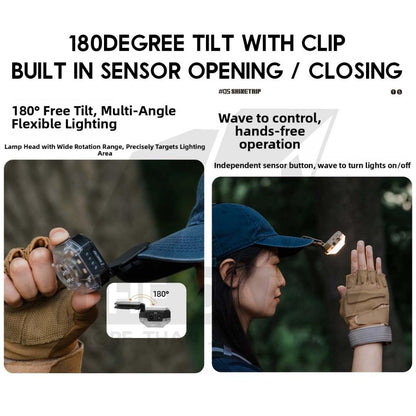 Shinetrip Multipurpose Light LED Headlamp Head Light Hanging Magnet Hook Clip Outdoor Camping Running Hiking A604