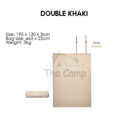 Mobi Garden Camping Auto Inflate Sponge Bed Mattress Inflatable Single Double Outdoor Foldable Family Naturehike