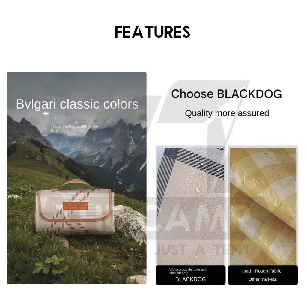 Blackdog Portable Mat Picnic Carpet Waterproof Soft Comfortable Washable Moisture-Proof Floor 600D Oxford CBD2550WS013