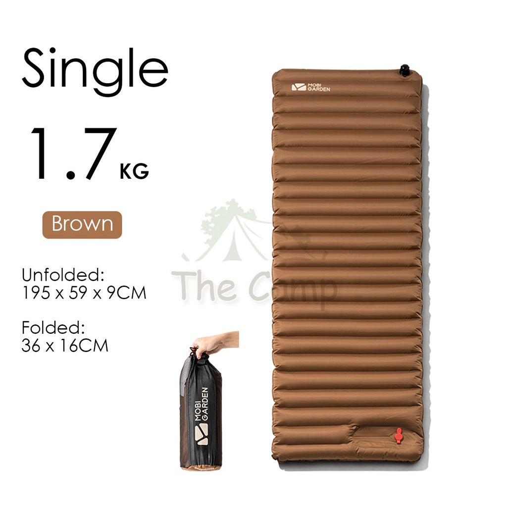 Mobi Garden Portable Air Bed Camping Mattress Tent Inflatable Single Double Outdoor Foldable Sport Family Naturehike