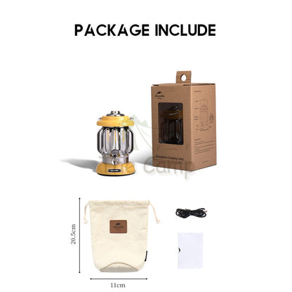 Naturehike Atmosphere LED Camping Light 5000mah Latern Hanging Lamp Tent Flysheet Tarp Pole Nail Rope Bag Chair Table