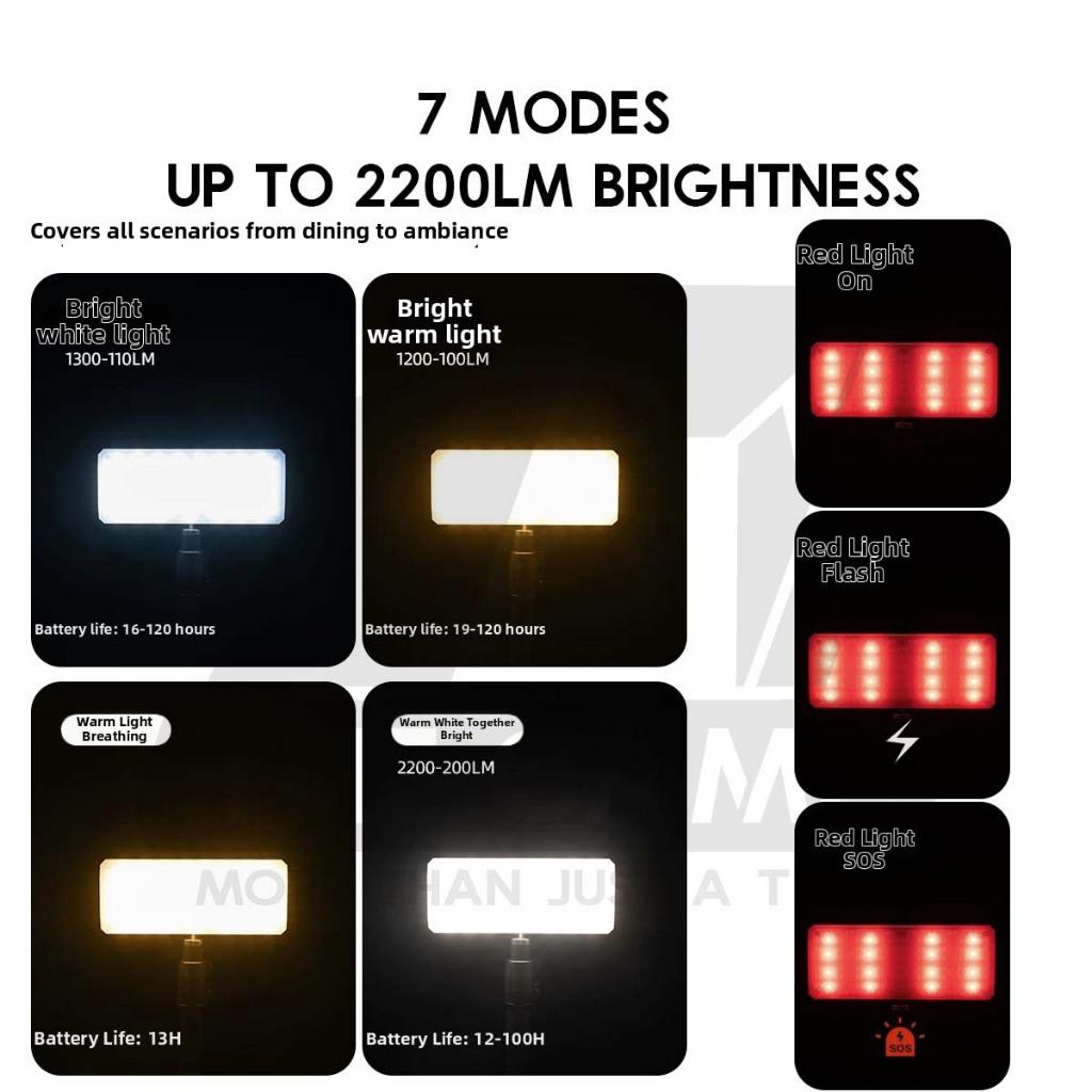 Shinetrip Light of Dawn Camping Light 20000mah Multipurpose Tripod Lamp Outdoor Hanging Lampu Cerah Tahan Lama A603