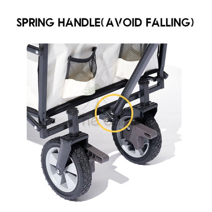 Mobi Garden 2022 Camping Portable Trolley Wagon with Brake 100L Folding Foldable Outdoor Tent Flysheet Table Naturehike