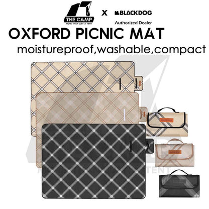 Blackdog Portable Mat Picnic Carpet Waterproof Soft Comfortable Washable Moisture-Proof Floor 600D Oxford CBD2550WS013