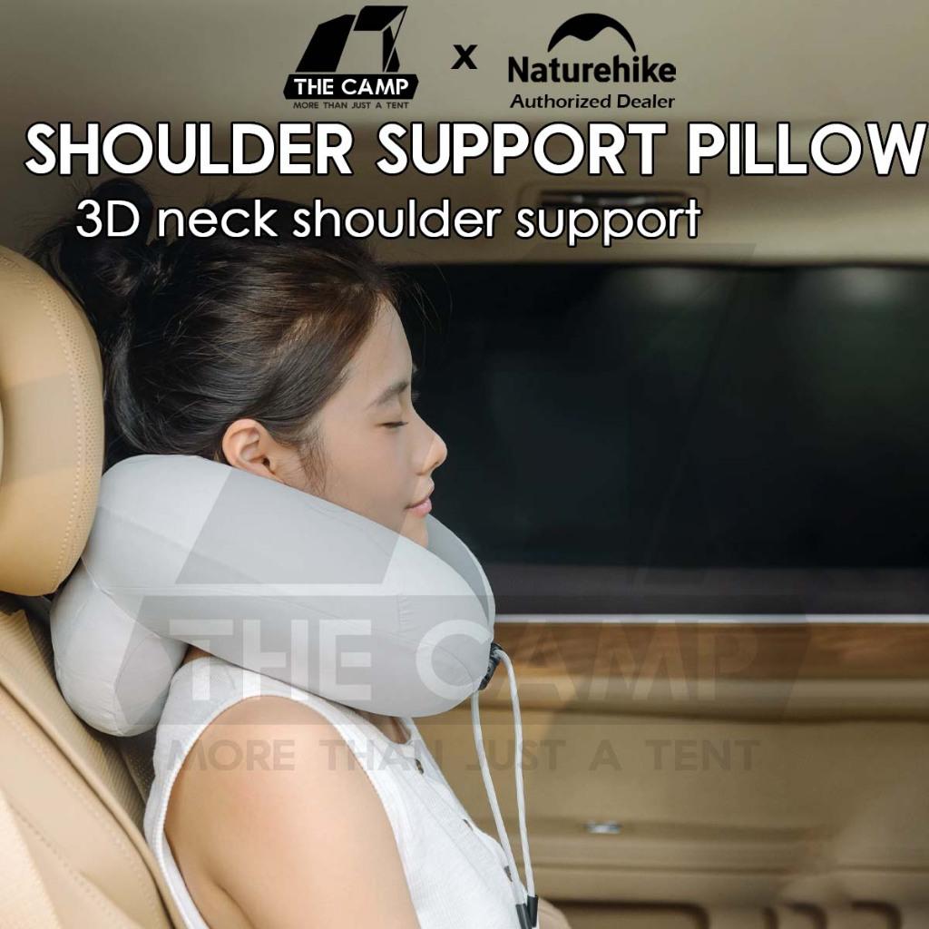 Naturehike Air Neck Pillow with 3D Shoulder Back Support Travel Bantal Leher Kereta Bantal Travel U Shape CNK2550WS040